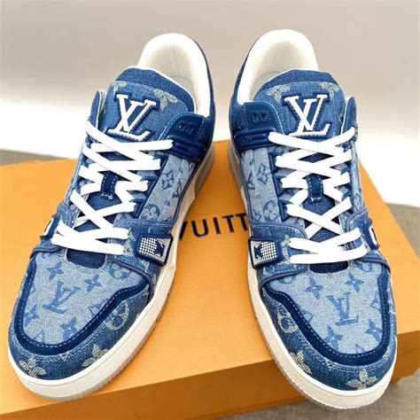 louis vuitton shoes light blue|how much louis vuitton shoes.